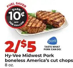 Hy-Vee Hy-Vee Midwest Pork boneless America's cut chops offer