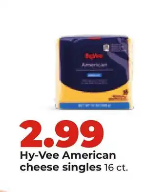 Hy-Vee Hy-Vee American cheese singles offer
