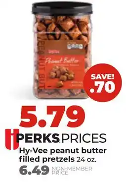 Hy-Vee Hy-Vee peanut butter filled pretzels offer