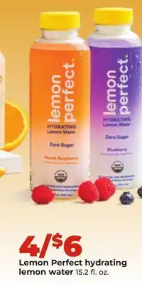 Hy-Vee Lemon Perfect hydrating lemon water offer
