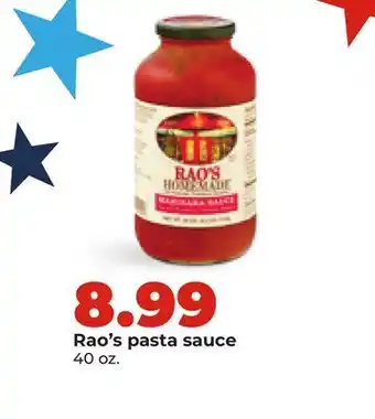 Hy-Vee Rao's pasta sauce offer