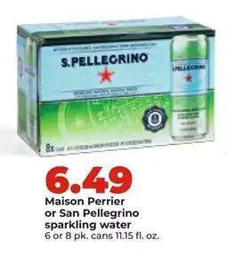 Hy-Vee Maison Perrier or San Pellegrino sparkling water offer