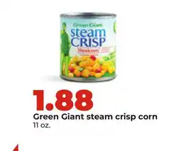 Hy-Vee Green Giant steam crisp corn offer