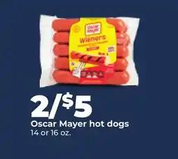 Hy-Vee Oscar Mayer hot dogs offer