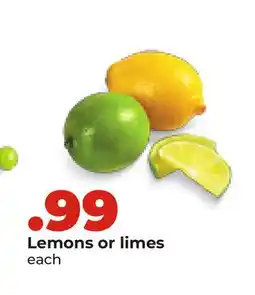 Hy-Vee Lemons or limes offer