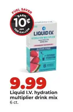 Hy-Vee Liquid I.V. hydration multiplier drink mix offer