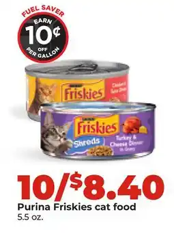 Hy-Vee Purina Friskies cat food offer