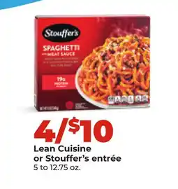 Hy-Vee Lean Cuisine or Stouffer's entrée offer