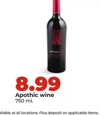 Hy-Vee Apothic wine offer
