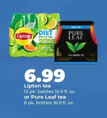Hy-Vee Lipton tea or Pure Leaf tea offer