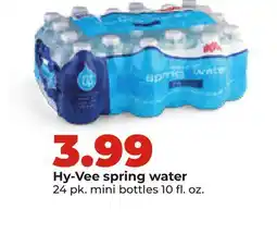 Hy-Vee Hy-Vee spring water offer