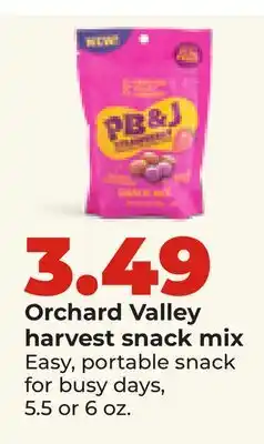 Hy-Vee Orchard Valley harvest snack mix offer