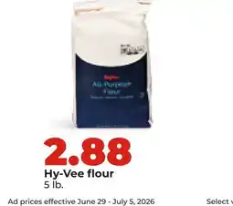 Hy-Vee Hy-Vee flour offer