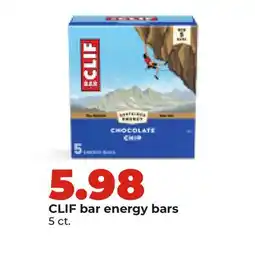 Hy-Vee CLIF bar energy bars offer