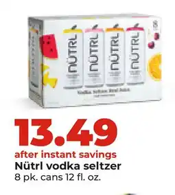 Hy-Vee Nütrl vodka seltzer offer
