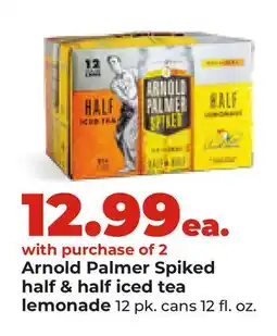 Hy-Vee Arnold Palmer Spiked half & half iced tea lemonade offer