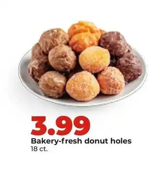 Hy-Vee Bakery-fresh donut holes offer