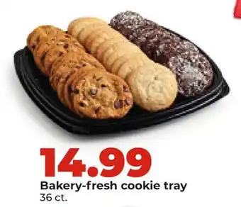 Hy-Vee Bakery-fresh cookie tray offer