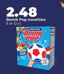 Hy-Vee Bomb Pop novelties offer