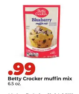 Hy-Vee Betty Crocker muffin mix offer