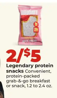 Hy-Vee Legendary protein snacks offer