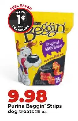 Hy-Vee Purina Beggin' Stripsdog treats offer