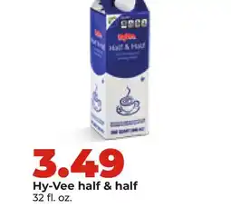 Hy-Vee Hy-Vee half & half offer