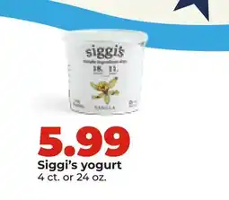 Hy-Vee Siggi's yogurt offer