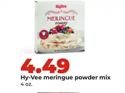 Hy-Vee Hy-Vee meringue powder mix offer
