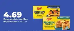 Hy-Vee Eggo protein waffles or pancakes offer