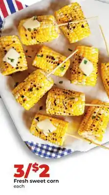 Hy-Vee Fresh sweet corn offer