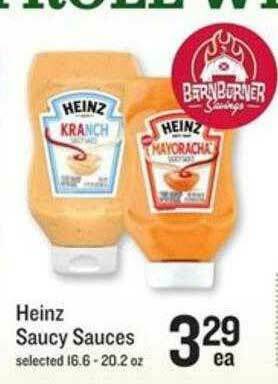 Lowes Foods Heinz Saucy Sauces offer