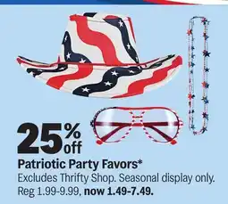 Meijer Patriotic Party Favors offer
