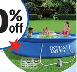 Meijer Intex Metal Frame and Easy Set Pools offer