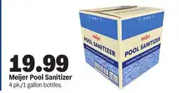 Meijer Meijer Pool Sanitizer offer