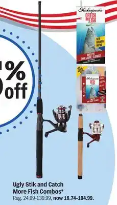 Meijer Ugly Stik and Catch More Fish Combos offer
