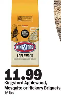 Meijer Kingsford Applewood, Mesquite or Hickory Briquets offer