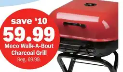 Meijer Meco Walk-A-Bout Charcoal Grill offer