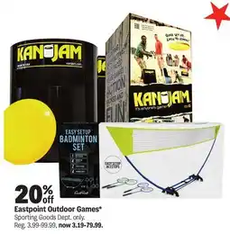 Meijer Eastpoint Outdoor Games offer