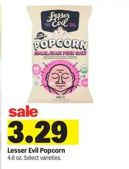 Meijer Lesser Evil Popcorn offer