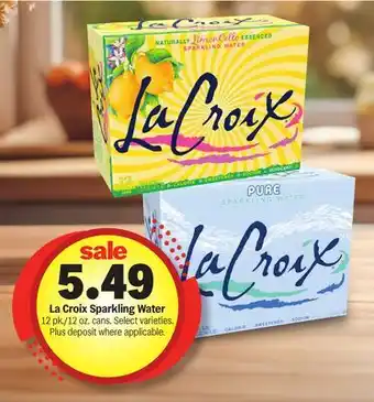 Meijer La Croix Sparkling Water offer