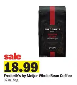 Meijer Frederik's by Meijer Whole Bean Coffee offer