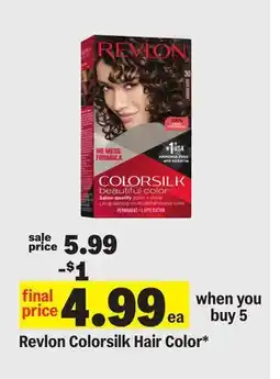 Meijer Revlon Colorsilk Hair Color offer