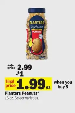 Meijer Planters Peanuts offer