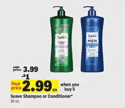 Meijer Suave Shampoo or Conditioner offer