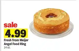 Meijer Fresh from Meijer Angel Food Ring offer