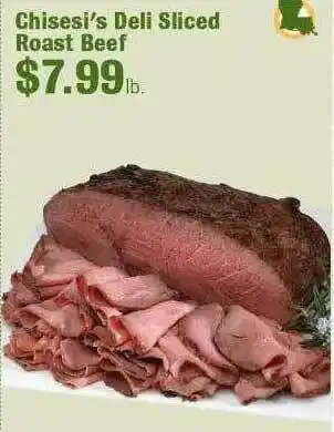 Robert Fresh Market Chisesis Deli Sliced Roast Beef offer