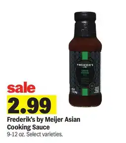 Meijer Frederik's by Meijer Asian Cooking Sauce offer