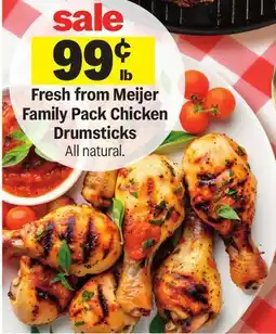 Meijer Fresh from Meijer Family Pack Chicken Drumsticks offer
