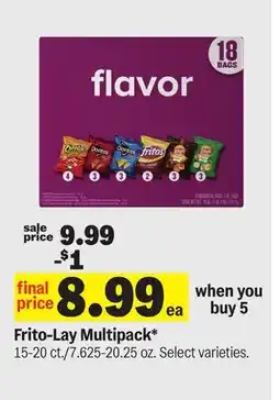 Meijer Frito-Lay Multipack offer